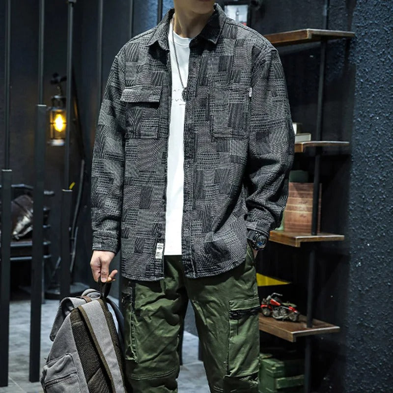 Overshirt - Button-Up - Long Sleeve - Shirt Jacket - Men's Clothing-Chaps of London-Chaps of London