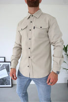 Overshirt - Button-Up - Long Sleeve - Shirt Jacket - Men's Jacket-Chaps of London-Chaps of London