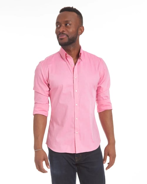 Oxford Shirt | Wrinkle Free | Button-Up | Dress Shirt | Men' Non Iron Shirt-Shirts-Chaps of London-Chaps of London