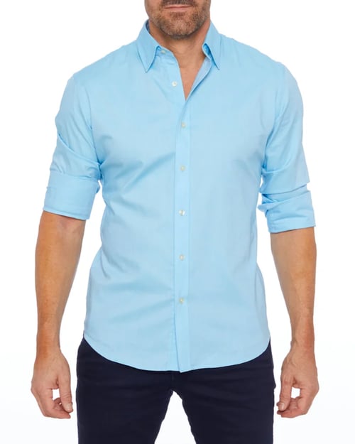 Oxford Shirt | Wrinkle Free | Button-Up | Dress Shirt | Men' Non Iron Shirt-Shirts-Chaps of London-Chaps of London