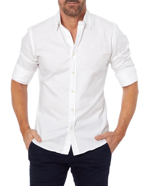 Oxford Shirt | Wrinkle Free | Button-Up | Dress Shirt | Men' Non Iron Shirt-Shirts-Chaps of London-Chaps of London