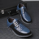 Oxford Shoes - Men's Classic Everyday Lace-Up Shoes-Chaps of London-Blue-38-Chaps of London