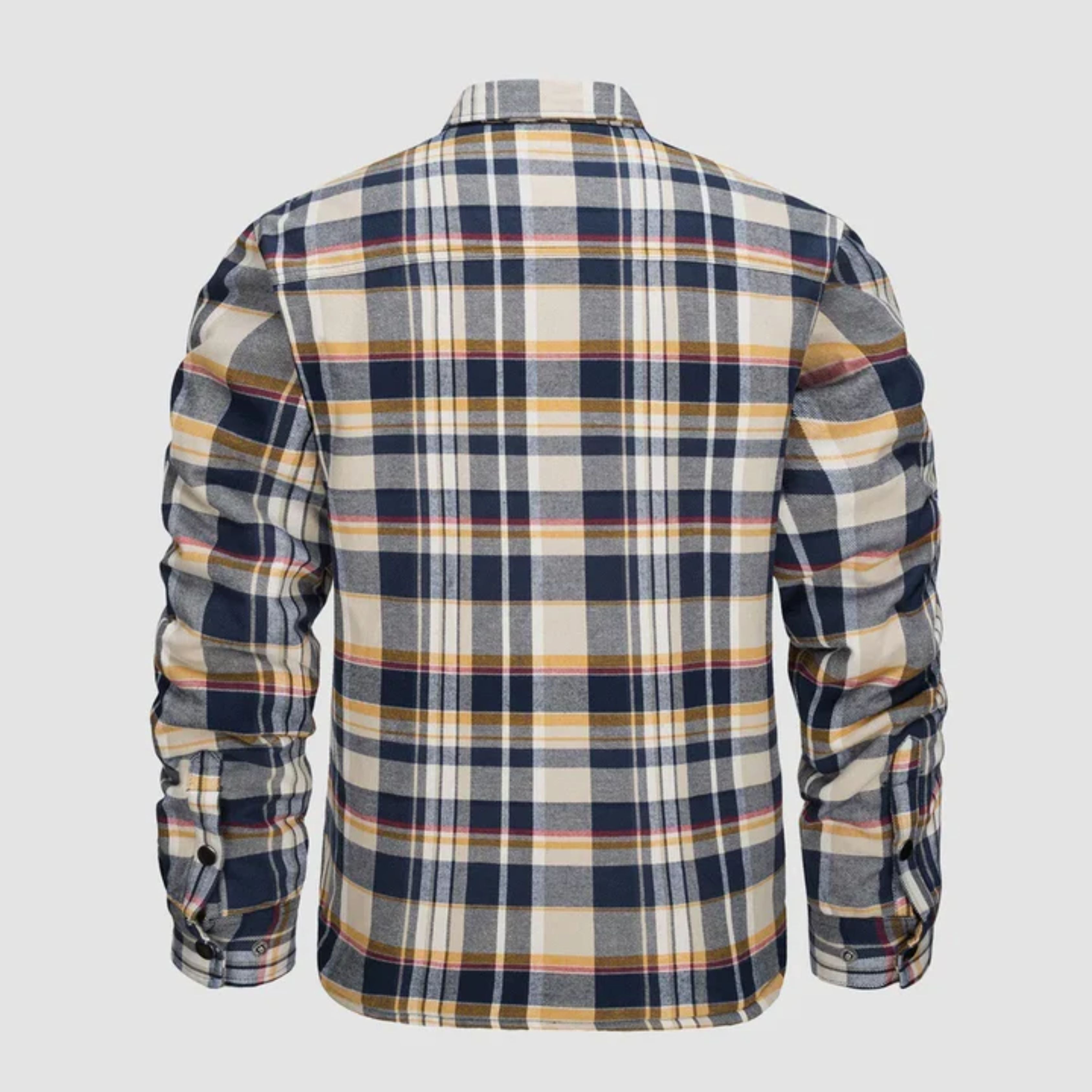 Plaid Jacket | Buttoned Up | Shirt Jacket | Quilted Jacket | Men's Flannel Jacket -Chaps of London-Chaps of London