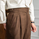 Pleated Pants | Adjustable Waist | Stylish | Slack Pants | Men's Pants-Chaps of London-Chaps of London