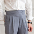 Pleated Pants - Men's Stylish Adjustable Waist Formal Dress Pants-Men Pants-Chaps of London-Chaps of London