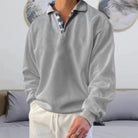 Polo Pullover | Loose Fit | Collared | Polo Sweatshirt | Men's Clothing-Chaps of London-Chaps of London
