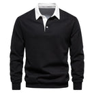 Polo Shirt - Pullover - Long Sleeve - Polo Sweater - Men's Clothing-Men Shirts-Chaps of London-Chaps of London