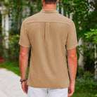 Polo Shirt - Short Sleeve - Button-Up - Polo T-Shirt - Men's Clothing-Men's short sleeve top-Chaps of London-Chaps of London