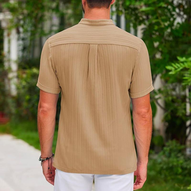 Polo Shirt - Short Sleeve - Button-Up - Polo T-Shirt - Men's Clothing-Men's short sleeve top-Chaps of London-Chaps of London