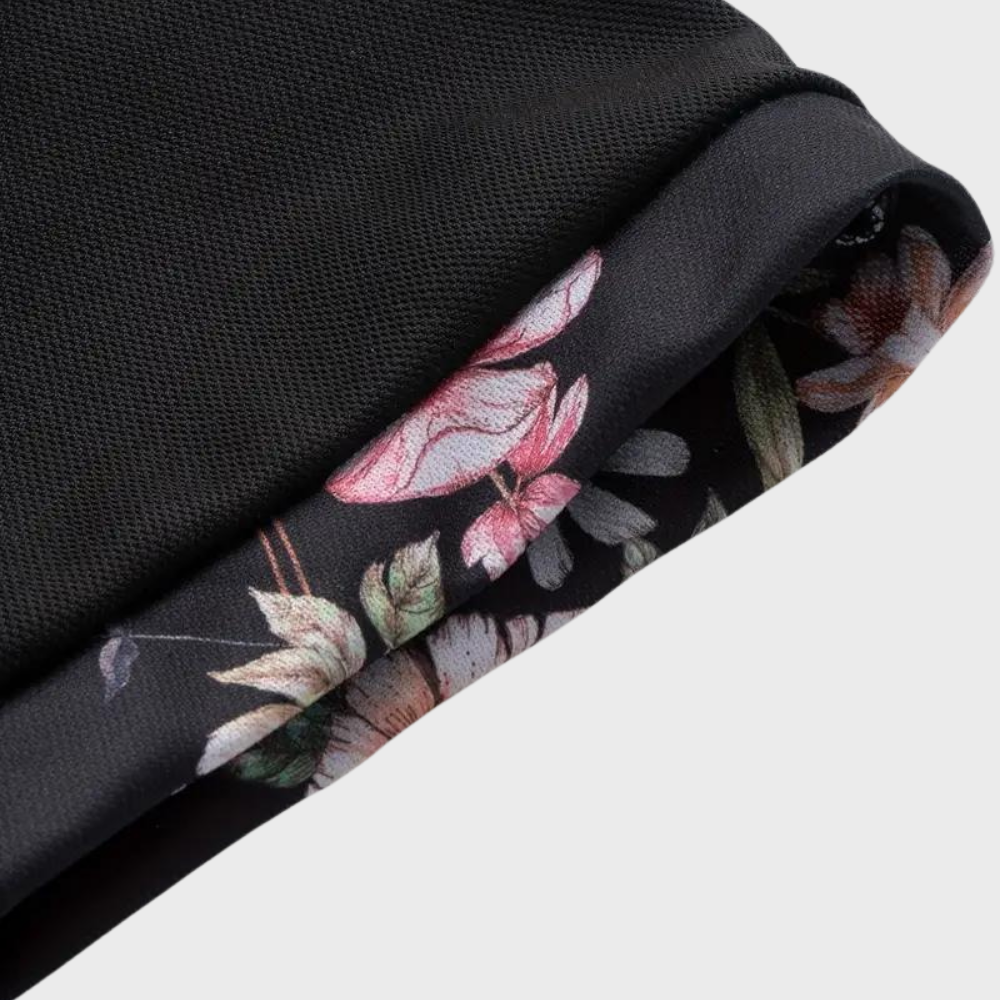 Polo T-Shirt | Floral Print | Short Sleeve | Polo Shirts | Men's Clothing-Men Summer Shirt-Chaps of London-Chaps of London