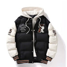 Puffer Jacket - Hooded - Padded - Baseball Jacket - Men's Winter Jacket-Chaps of London-Black-M-Chaps of London