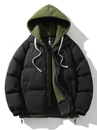 Puffer Jacket | Hooded | Thick | Padded Jacket | Winter Coats Men-Chaps of London-Black-S-Chaps of London