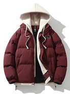 Puffer Jacket | Hooded | Thick | Padded Jacket | Winter Coats Men-Chaps of London-Red-S-Chaps of London