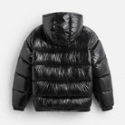 Puffer Jacket - Men's Hooded Black Winter Down Jacket-Jassen-Chaps Herrenmode-Chaps of London