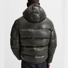Puffer Jacket - Men's Hooded Black Winter Down Jacket-Jassen-Chaps Herrenmode-Chaps of London