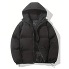 Puffer Jacket - Men's Warm Hooded Winter Down Jacket-Puffer Jacket-Chaps of London-Black-S-Chaps of London
