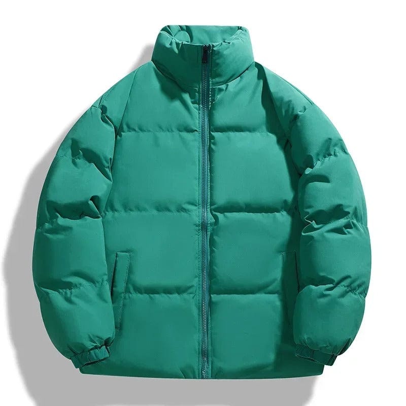 Puffer Jacket - Men's Warm Padded Winter Down Jacket-Chaps of London-Light Green-M-Chaps of London