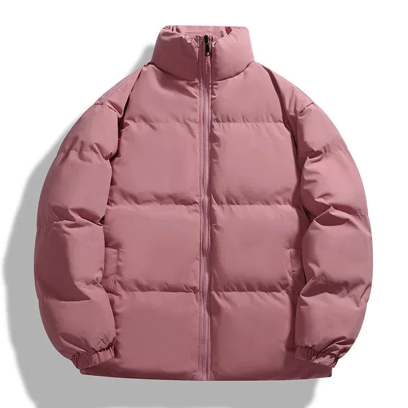 Puffer Jacket - Men's Warm Padded Winter Down Jacket-Chaps of London-Pink-M-Chaps of London