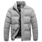 Puffer Jacket | Padded | Warm | Down Jacket | Men's Winter Jacket -Winterjas heren-Chaps of London-Gray-S-Chaps of London
