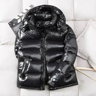 Puffer Jacket | Short | Hooded | Men's Shiny Puffer Jacket | Men's Winter Jacket-Chaps of London-Chaps of London