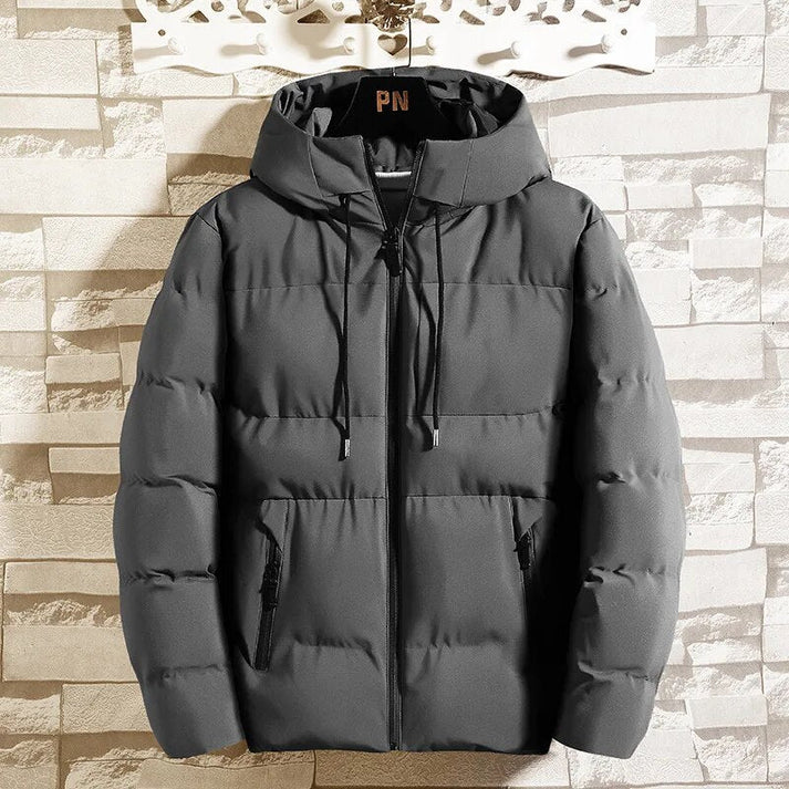 Puffer Jacket - Windproof - Hooded - Winter Jacket - Men's Padded Jacket-Winter jacket-Chaps of London-Army Green-M-Chaps of London