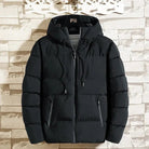 Puffer Jacket - Windproof - Hooded - Winter Jacket - Men's Padded Jacket-Winter jacket-Chaps of London-Black-M-Chaps of London
