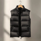 Puffer Vest | Sleeveless | Bodywarmer | Winter Vest | Men's Gilet-Chaps of London-Black-XS-Chaps of London