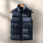 Puffer Vest | Sleeveless | Bodywarmer | Winter Vest | Men's Gilet-Chaps of London-Navy Blue-XS-Chaps of London