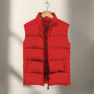 Puffer Vest | Sleeveless | Bodywarmer | Winter Vest | Men's Gilet-Chaps of London-Red-XS-Chaps of London