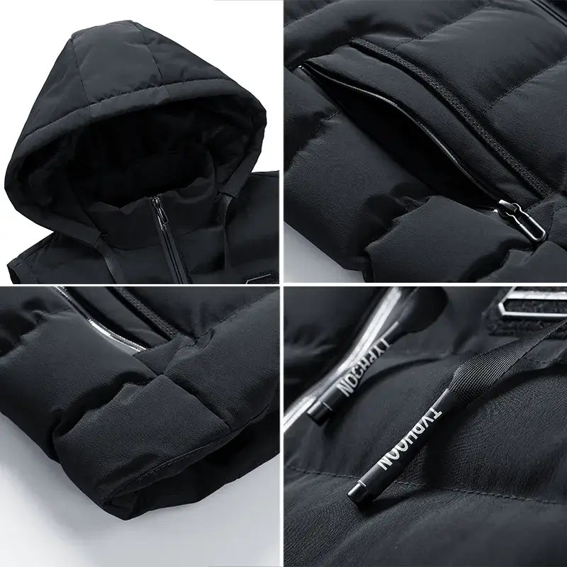 Puffer Vest | Zip-Up | Hooded | Bodywarmer | Men's Puffer Gilet-Chaps of London-Chaps of London