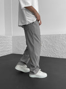 Ribbed Pants - Men's Loose Fit Drawstirng Stretch Baggy Pants-Chaps of London-Chaps of London