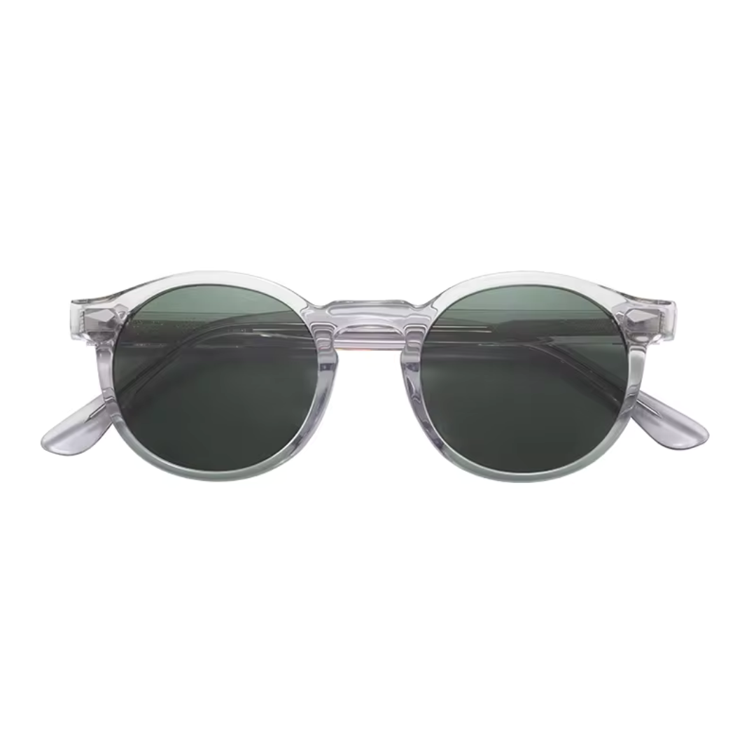 Round Sunglasses - Men's UV Protection Polarized Trendy Shades-Zonnebril-Chaps of London-Transparent-Chaps of London