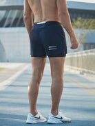Running Shorts - 2-in-1 - Quick Dry - Gym Shorts - Men's Shorts-Sportbroek man-Chaps of London-Navy Blue-XS-Chaps of London