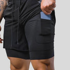 Running Shorts - Men's 2-in-1 Sport Gym Shorts with Pockets-Chaps of London-Chaps of London