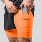 Running Shorts - Men's 2-in-1 Sport Gym Shorts with Pockets-Chaps of London-Chaps of London