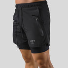 Running Shorts - Men's 2-in-1 Sport Gym Shorts with Pockets-Chaps of London-Chaps of London