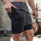 Running Shorts - Quick Dry - Drawstring - 2-in-1 Shorts - Men's Gym Shorts-Fashion Men Shorts Summer-Chaps of London-Chaps of London