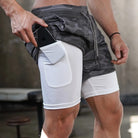 Running Shorts - Quick Dry - Drawstring - 2-in-1 Shorts - Men's Gym Shorts-Fashion Men Shorts Summer-Chaps of London-Chaps of London