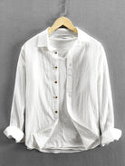 Shirt and Pants Set | Button-Up | Long Sleeve | Linen Two-Piece Set | Men's Co-Ord-Chaps of London-Chaps of London
