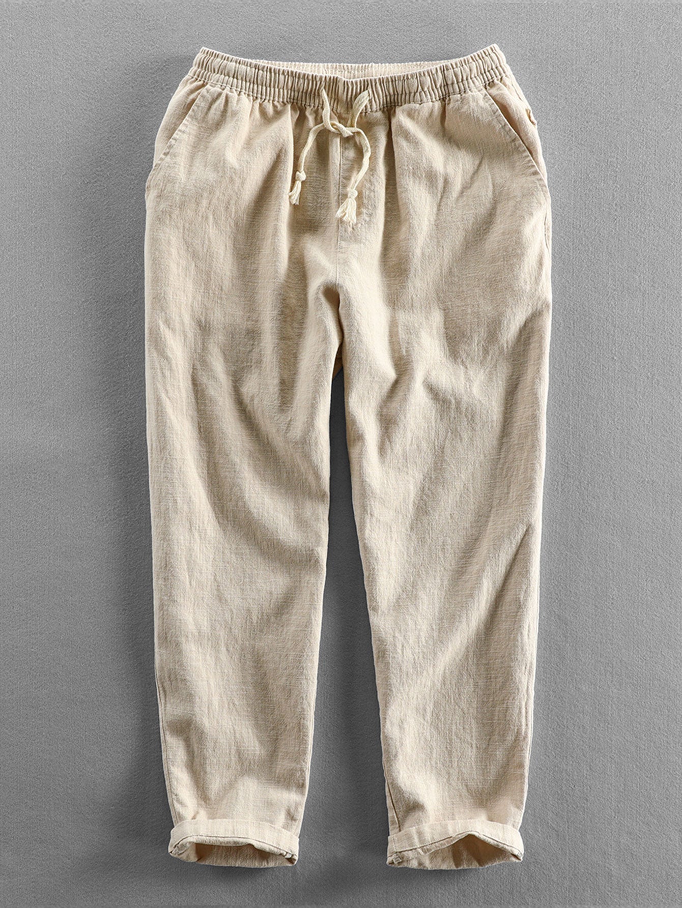 Shirt and Pants Set | Button-Up | Long Sleeve | Linen Two-Piece Set | Men's Co-Ord-Chaps of London-Chaps of London