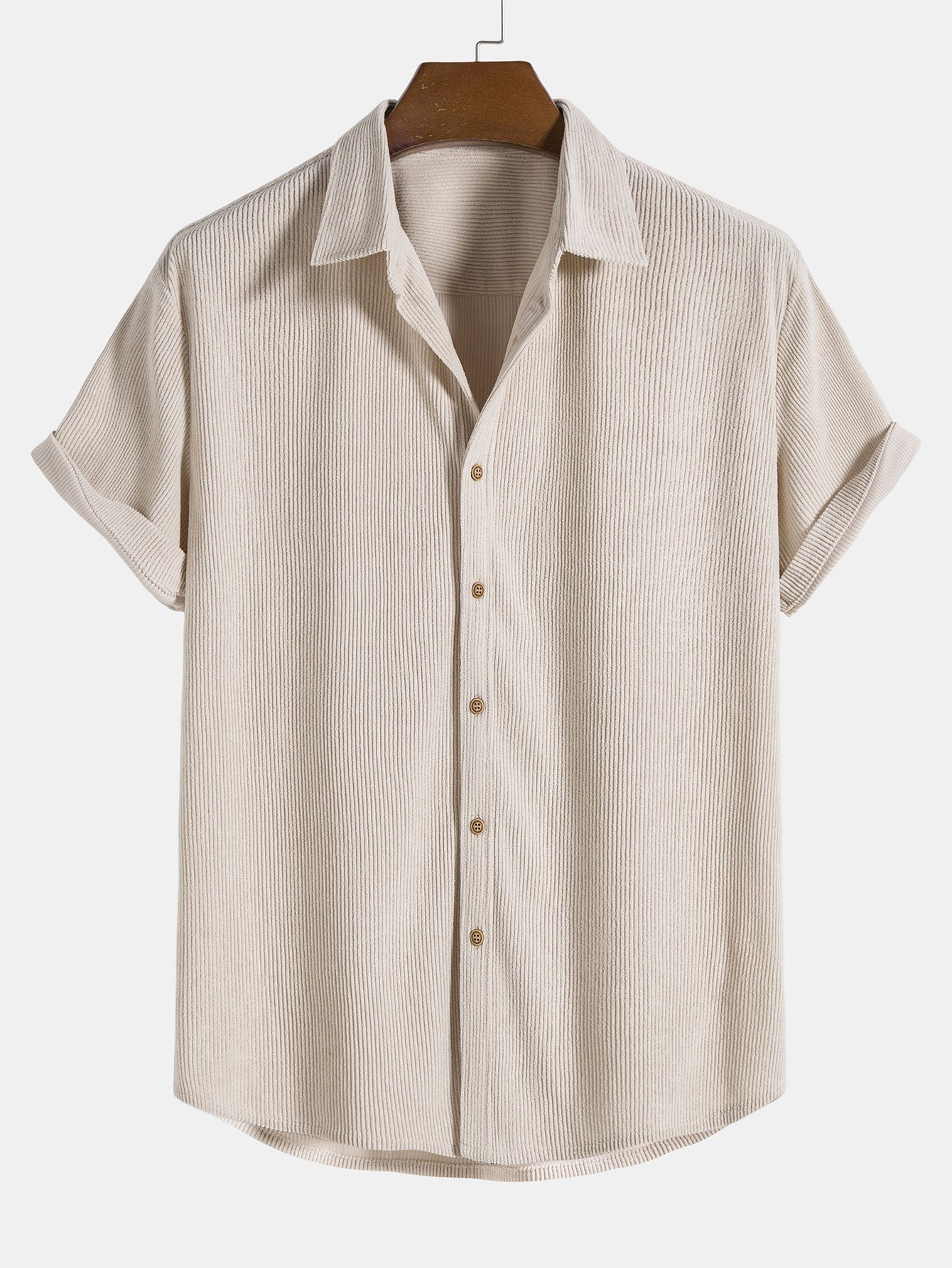 Shirt and Shorts Set - Men's Short Sleeve Button-Up Two-Piece Set-Two piece set-Chaps of London-Chaps of London