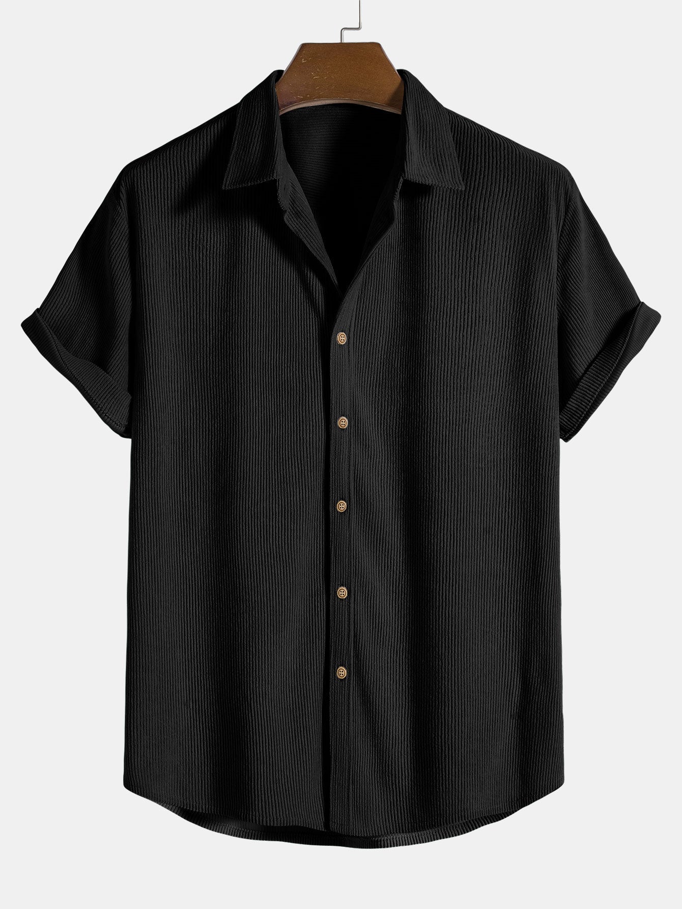 Shirt and Shorts Set - Men's Short Sleeve Button-Up Two-Piece Set-Two piece set-Chaps of London-Chaps of London