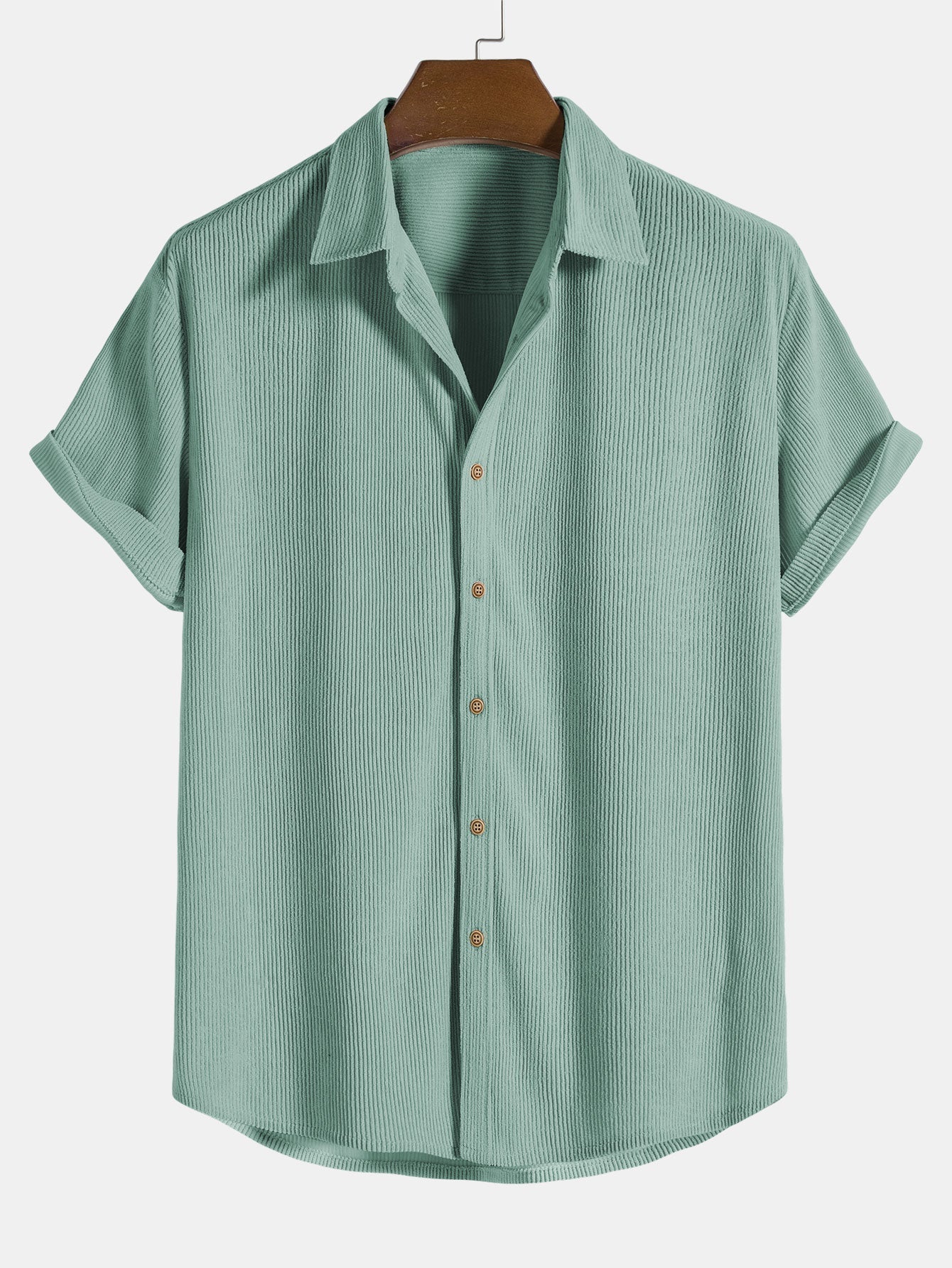 Shirt and Shorts Set - Men's Short Sleeve Button-Up Two-Piece Set-Two piece set-Chaps of London-Chaps of London