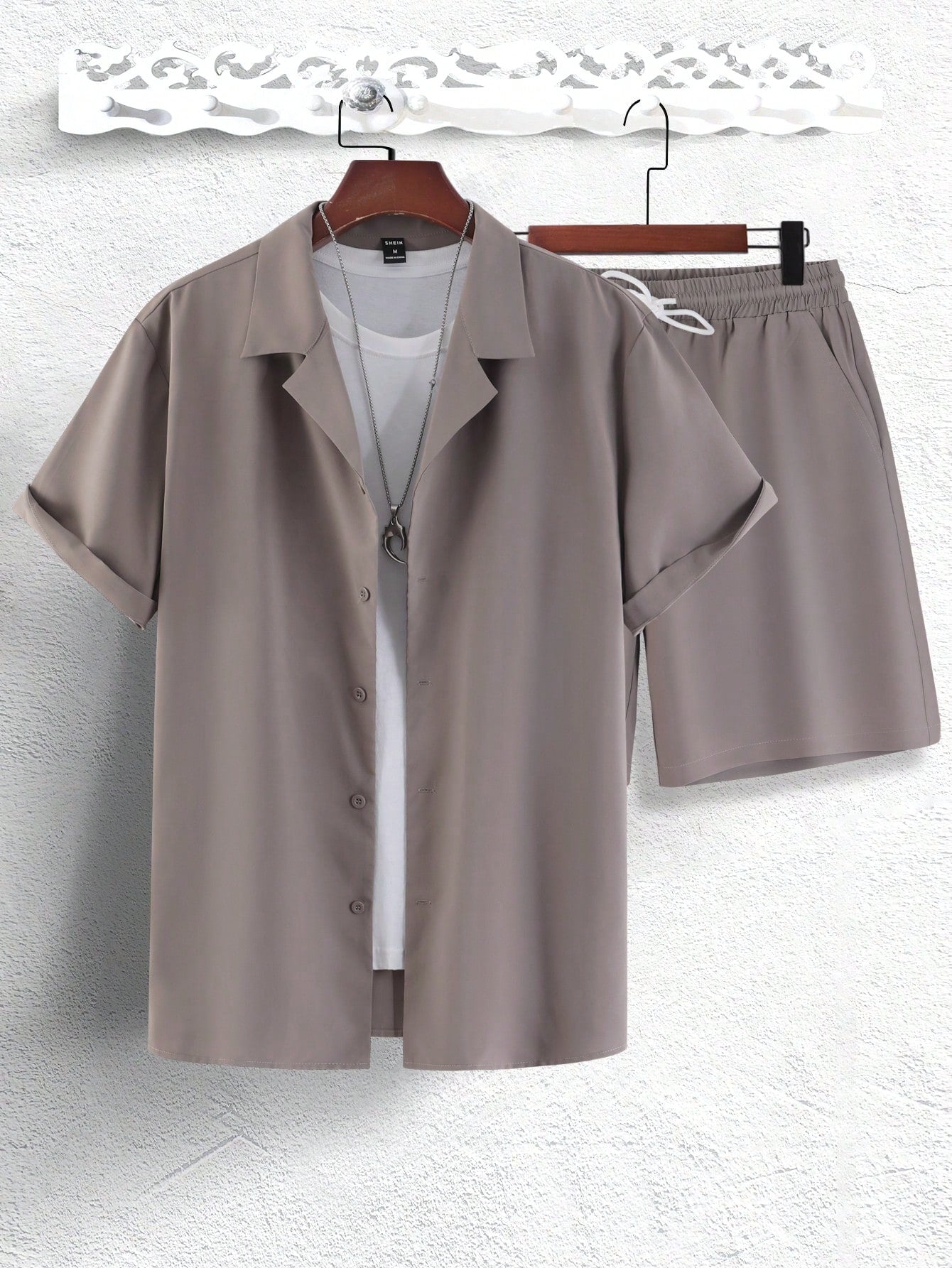 Shirt and Shorts Set | Short Sleeve | Co-Ord | Two-Piece Set | Men's Summer Sets-Chaps of London-Chaps of London