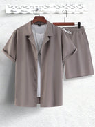 Shirt and Shorts Set | Short Sleeve | Co-Ord | Two-Piece Set | Men's Summer Sets-Chaps of London-Chaps of London