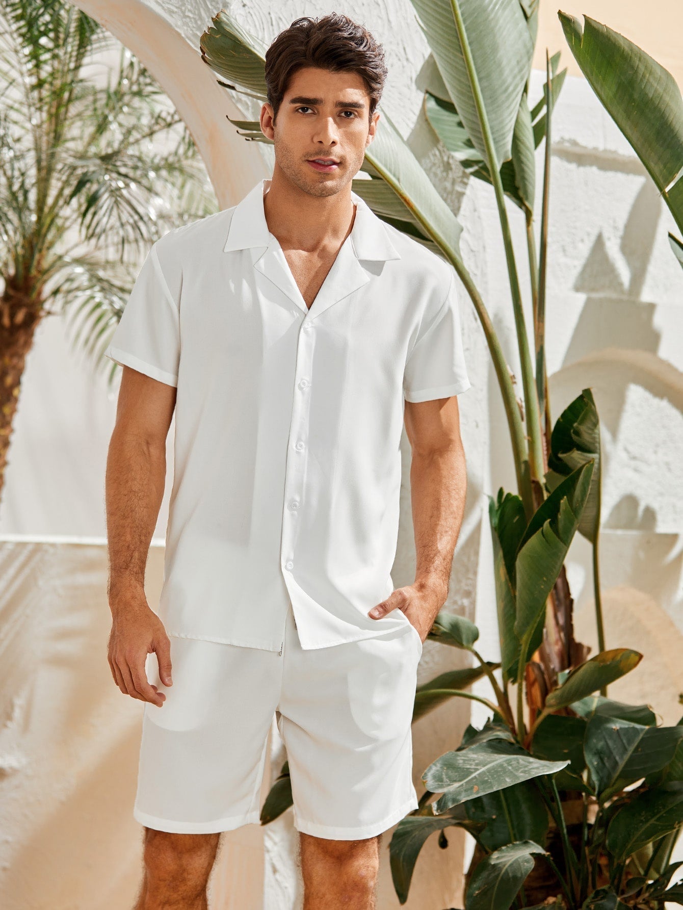 Shirt and Shorts Set | Short Sleeve | Co-Ord | Two-Piece Set | Men's Summer Sets-Chaps of London-Chaps of London