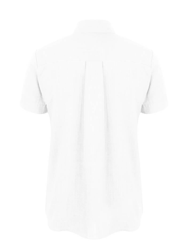 Short Sleeve Shirt - Men's Lightweight Collared Button-Up Shirt-Shirt-Chaps of London-Chaps of London