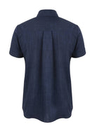 Short Sleeve Shirt - Men's Lightweight Collared Button-Up Shirt-Shirt-Chaps of London-Chaps of London