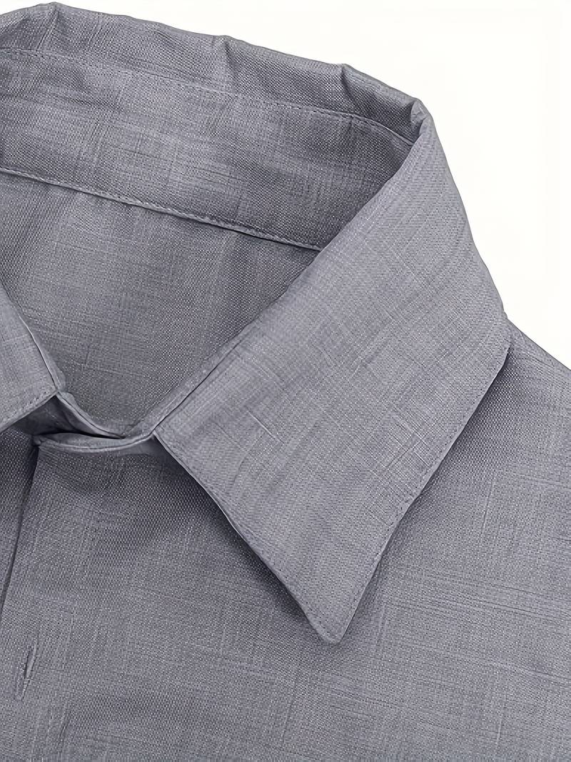 Short Sleeve Shirt - Men's Lightweight Collared Button-Up Shirt-Shirt-Chaps of London-Chaps of London