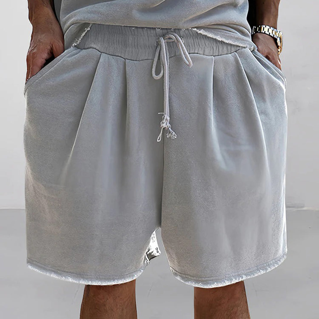 Shorts and Tshirt Set - Loose Fit - Oversized - Two-Piece Set - Men's Summer Clothes-Chaps of London-Chaps of London